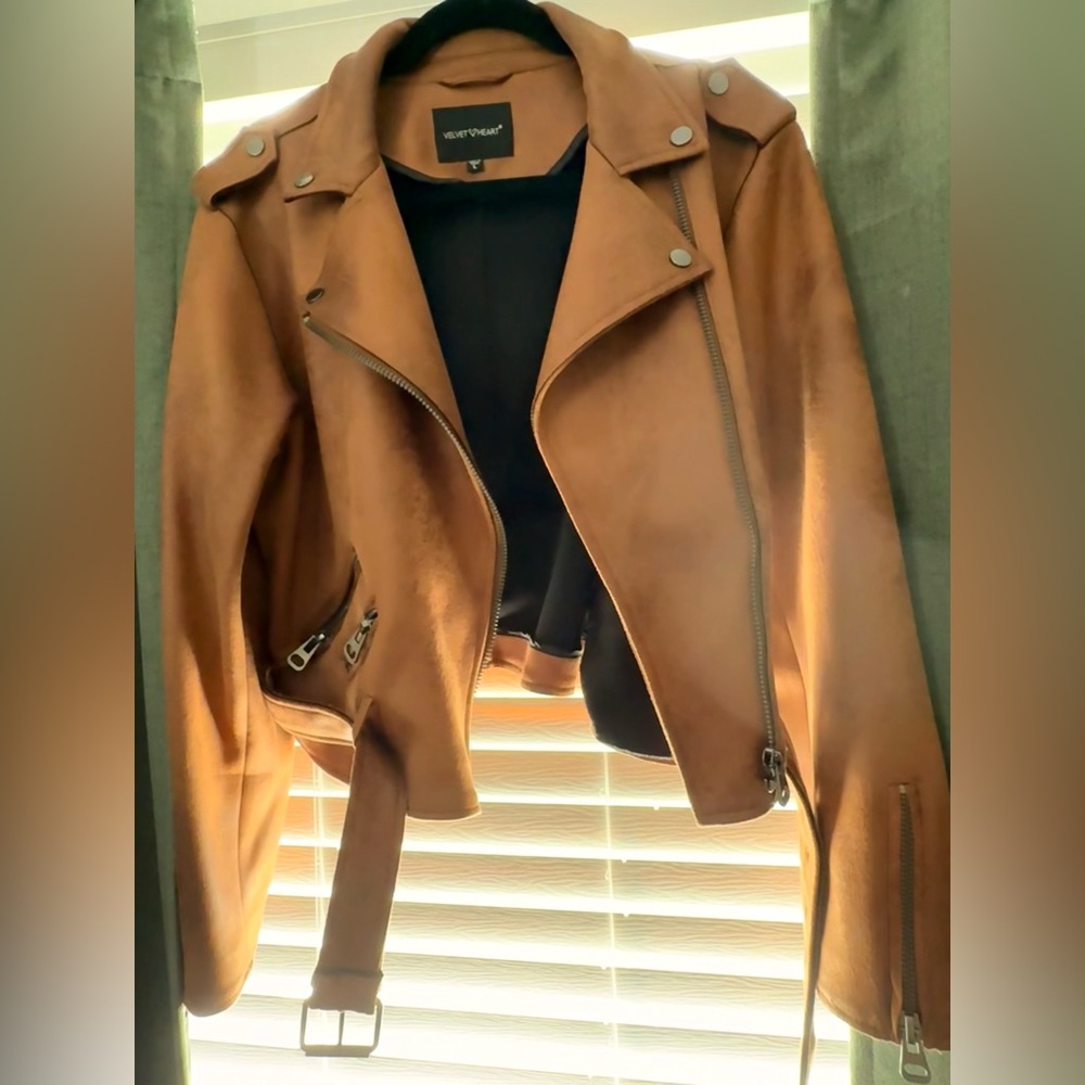 Velvet Heart Brown Leather Jacket
